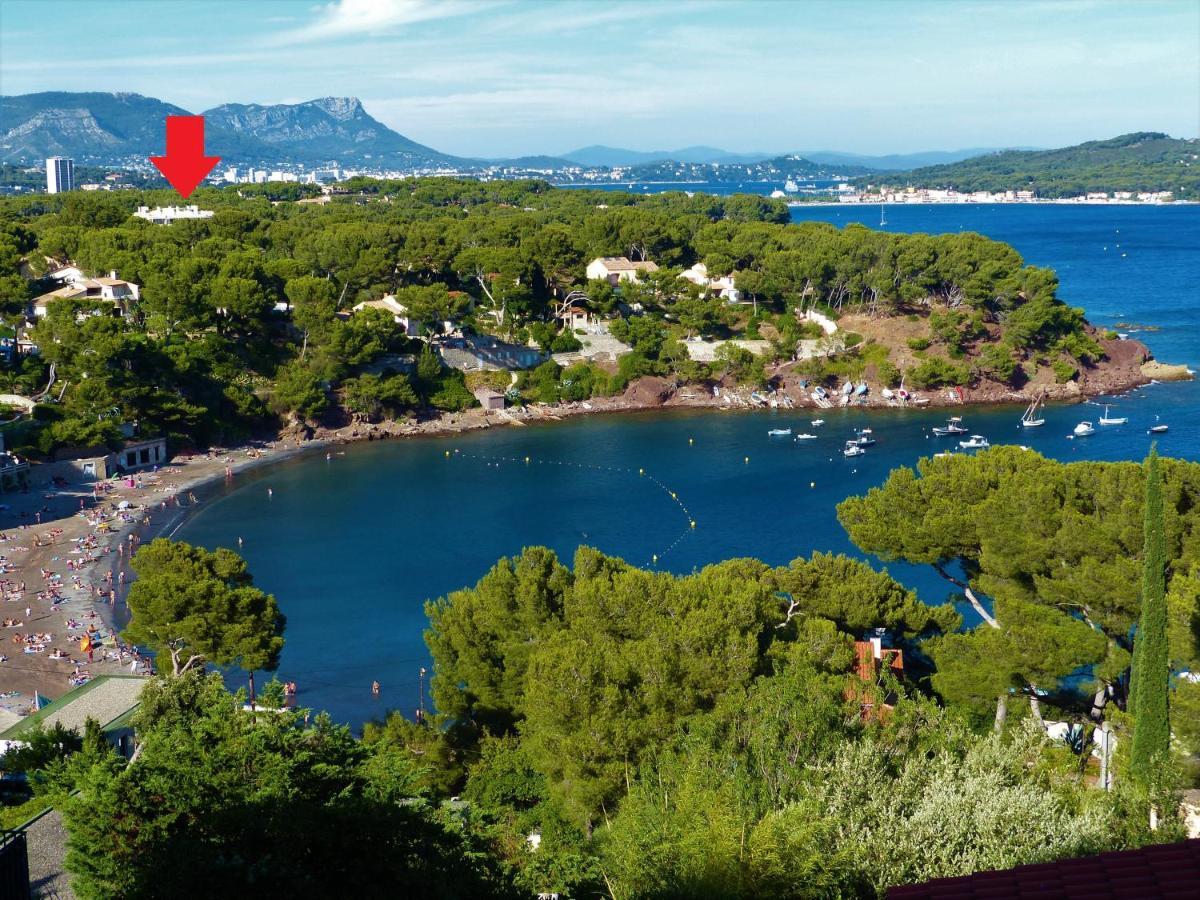 Loft Climatise "La Pinede", 50 M2, Tres Calme, 5 Mn A Pied Des Plages, Lit King Size La Seyne-sur-Mer Extérieur photo
